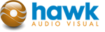 Hawk Audio Visual Logo